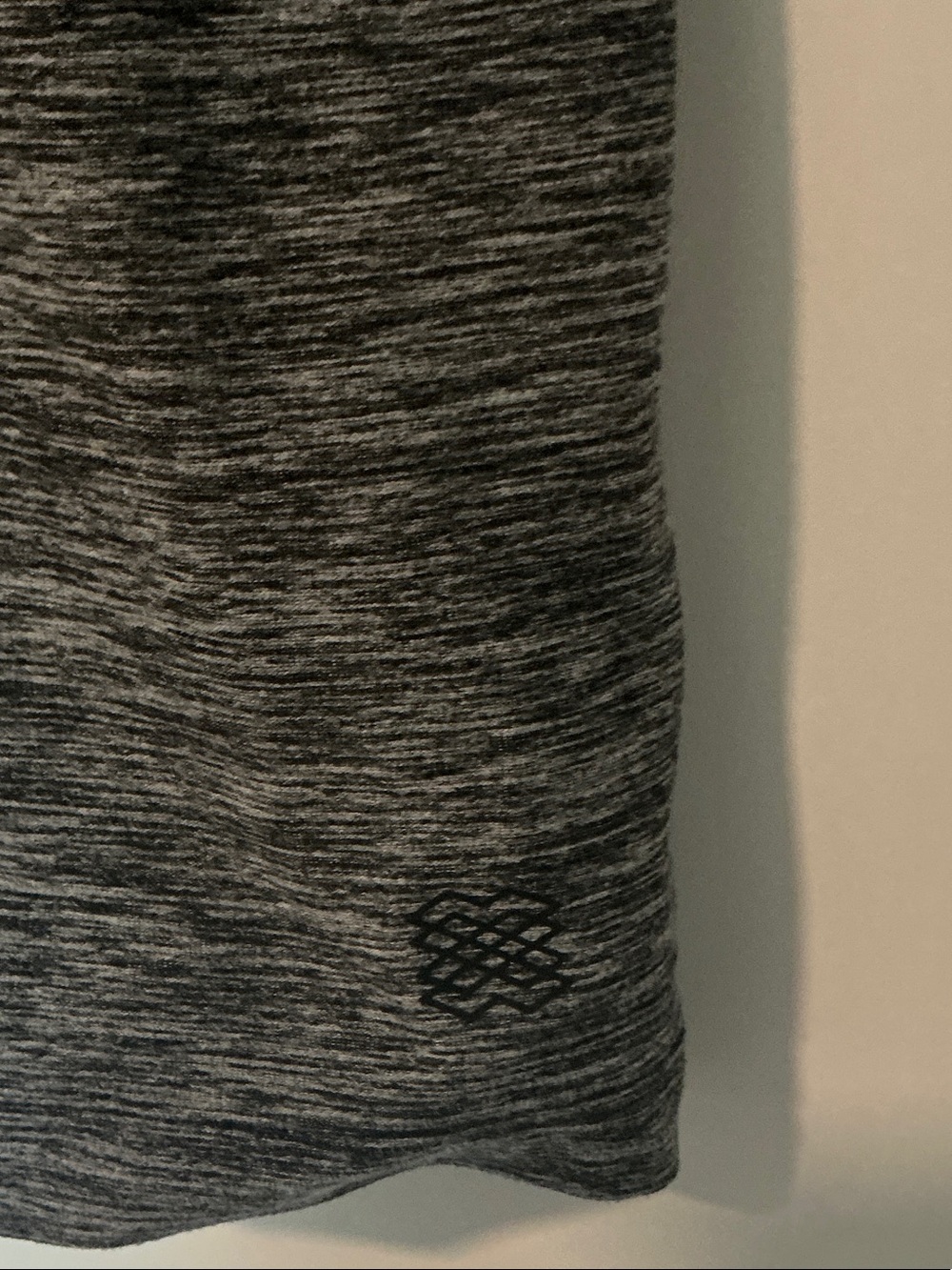 FLX Men's Charcoal Heather Polo Shirt - Picture 4 of 7